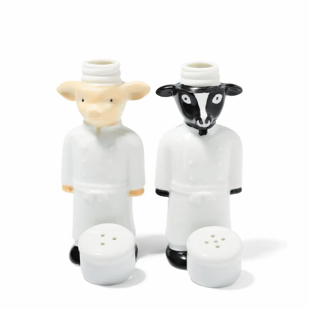 Kitchen utensils - Carne(salt) & Vitello(pepper)  caster set - MARUMITSU POTERIE