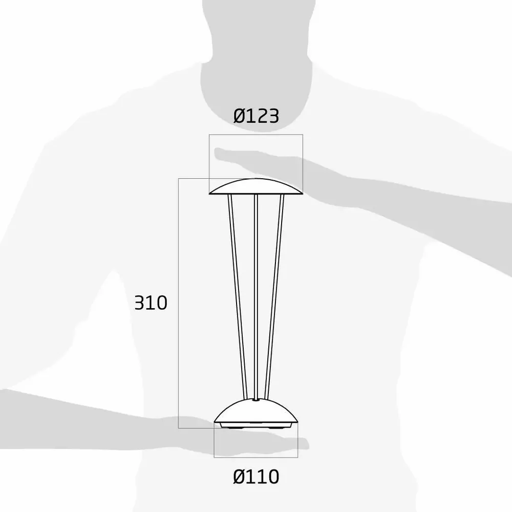 Table lamps - Gap — Rechargeable Cordless LED Table Lamp - GLOWA