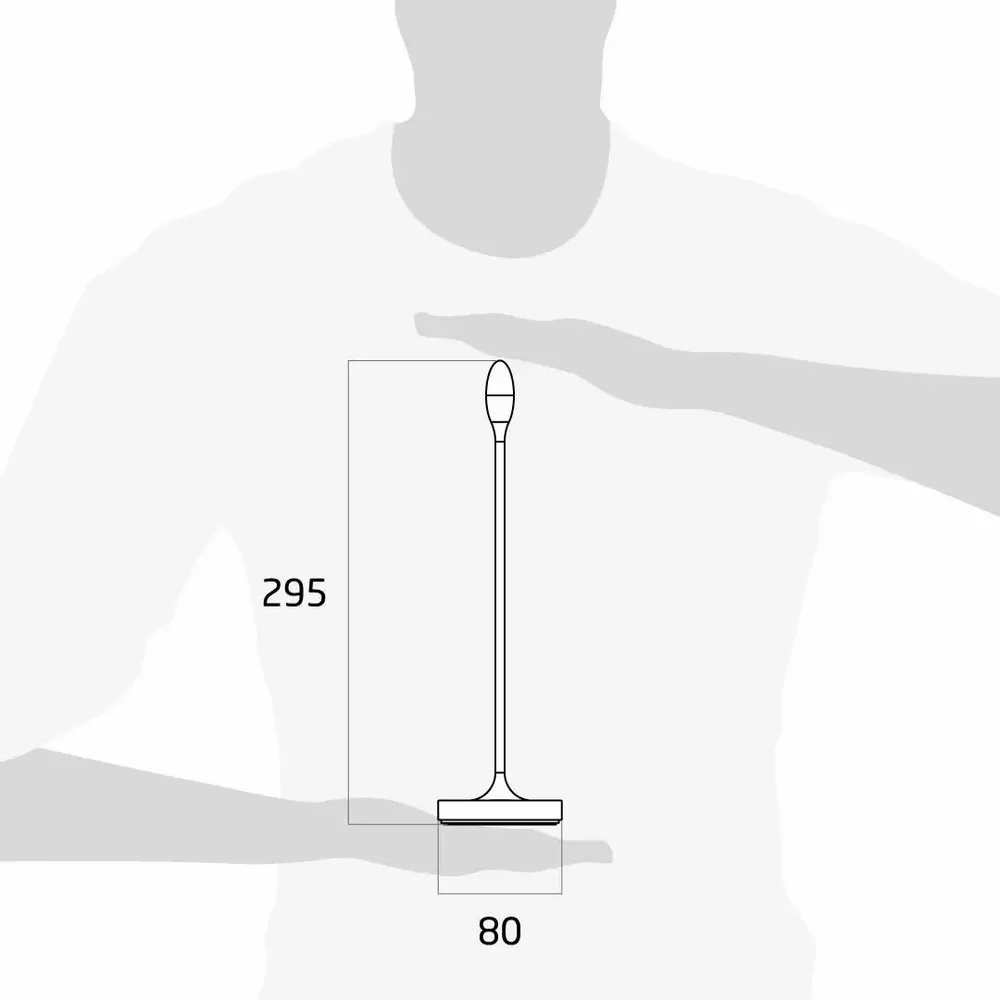 Table lamps - Grilèto — Rechargeable LED table lamp - GLOWA