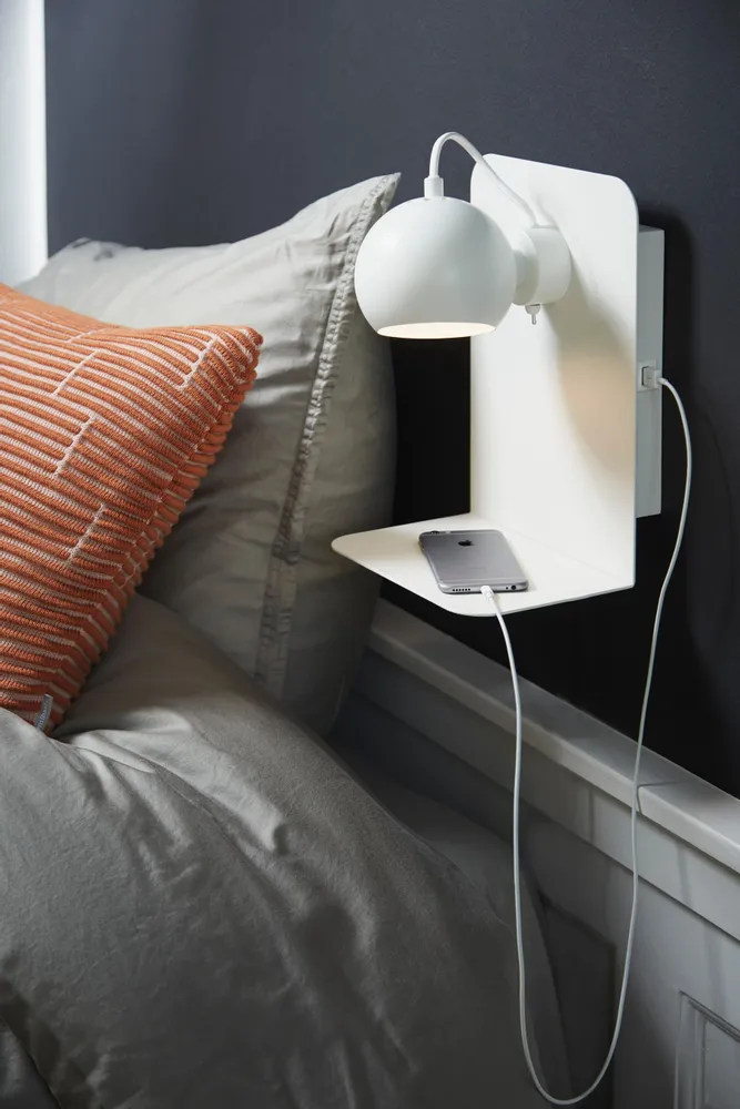 Wall lamps - Ball Wall Lamp With USB EU - FRANDSEN & PRIVATE LABEL