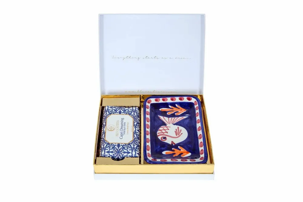 Soaps - Classic White Gift Box - BLU COSTIERA