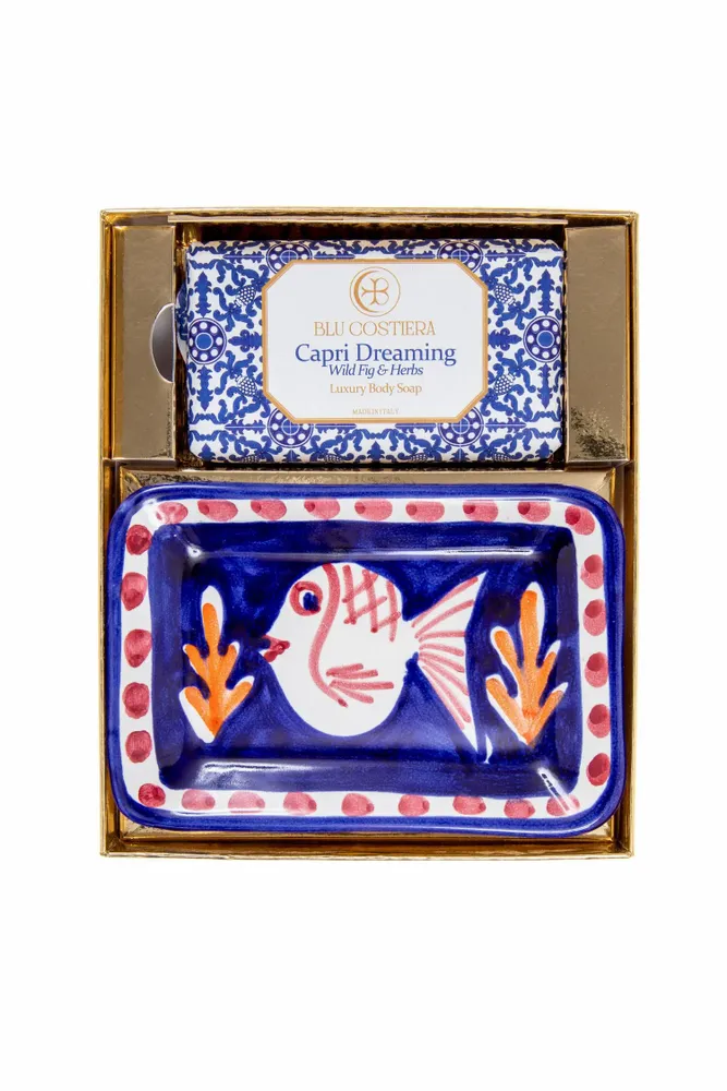 Soaps - Classic White Gift Box - BLU COSTIERA