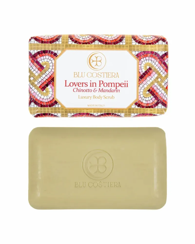Savons - Savon gommant corps Lovers in Pompei Chinotto - BLU COSTIERA