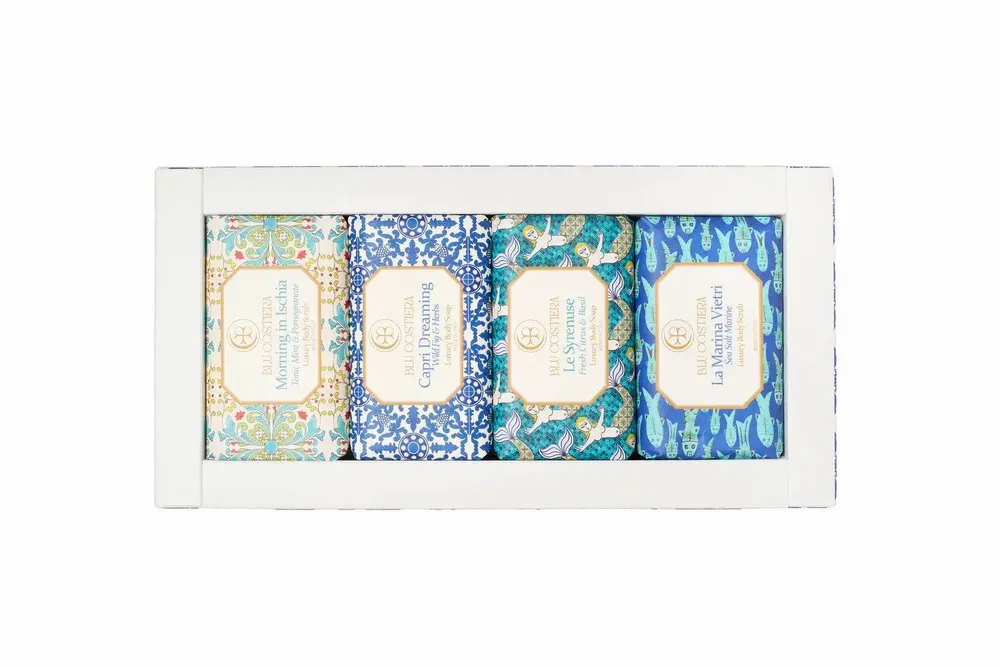 Savons - Coffret cadeau Aura Marine - BLU COSTIERA