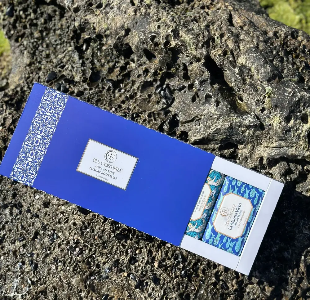 Savons - Coffret cadeau Aura Marine - BLU COSTIERA
