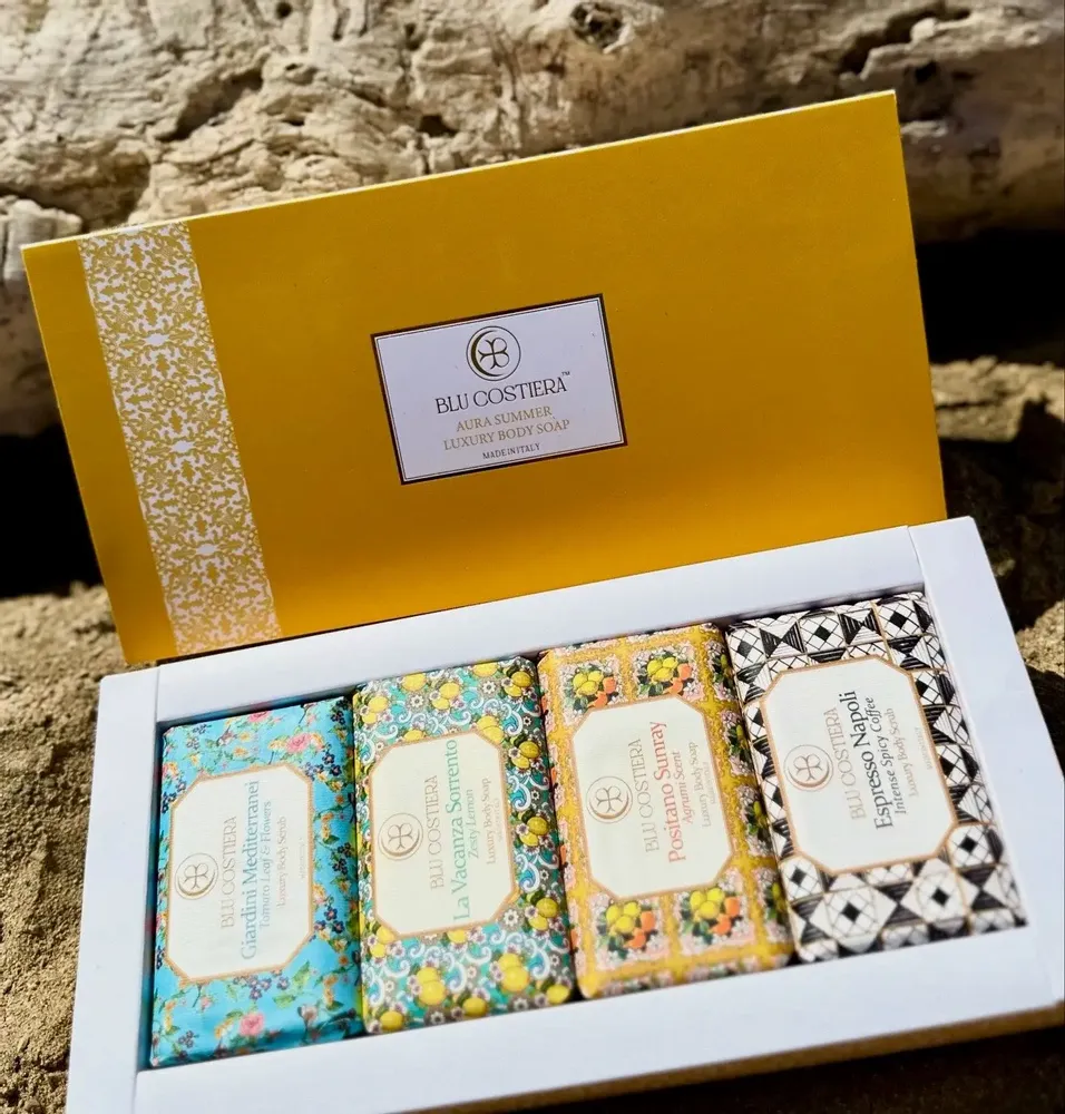 Savons - Coffret cadeau Aura Summer - BLU COSTIERA