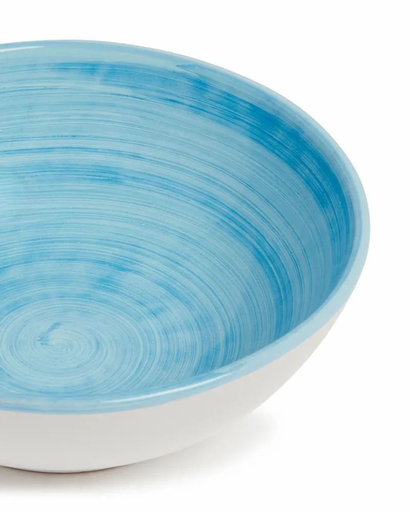 Bowls - Iride Sky Blue Bowl - BLU COSTIERA