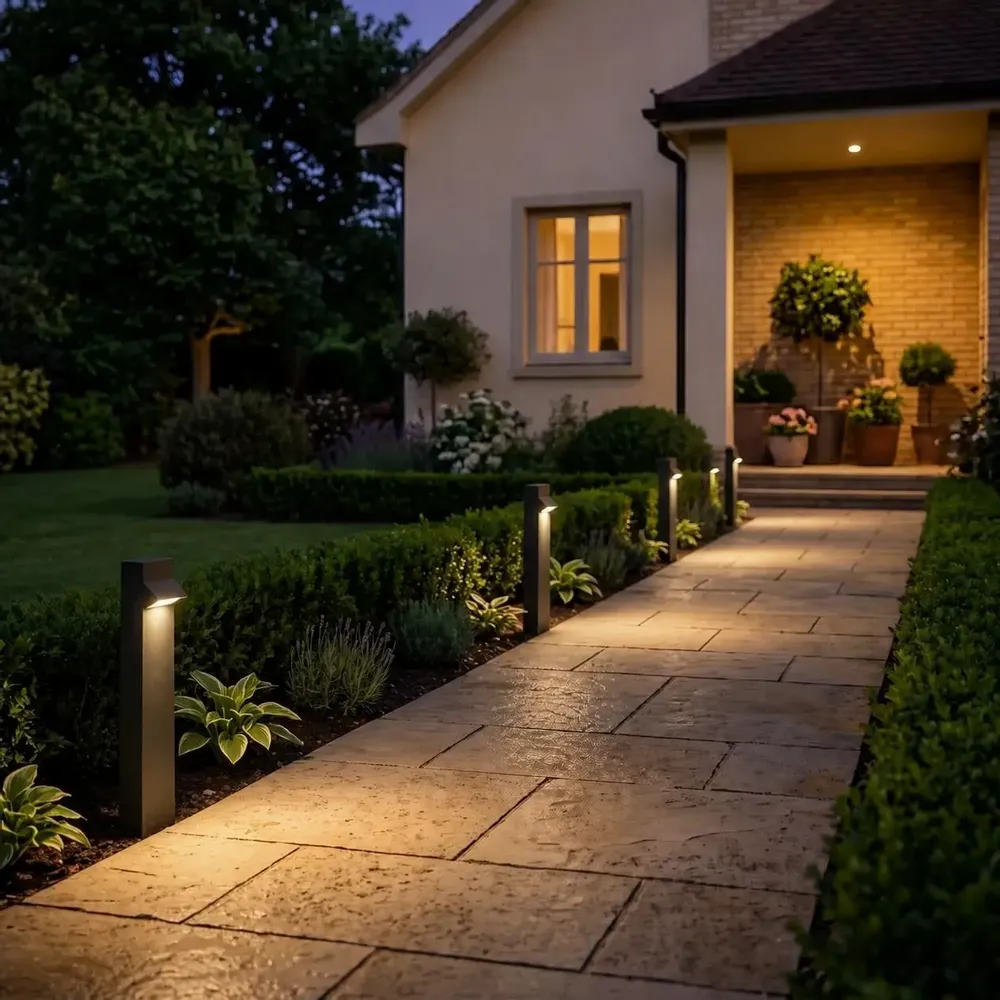 Outdoor floor lamps - Tholus — designer outdoor LED light pole - GLOWA