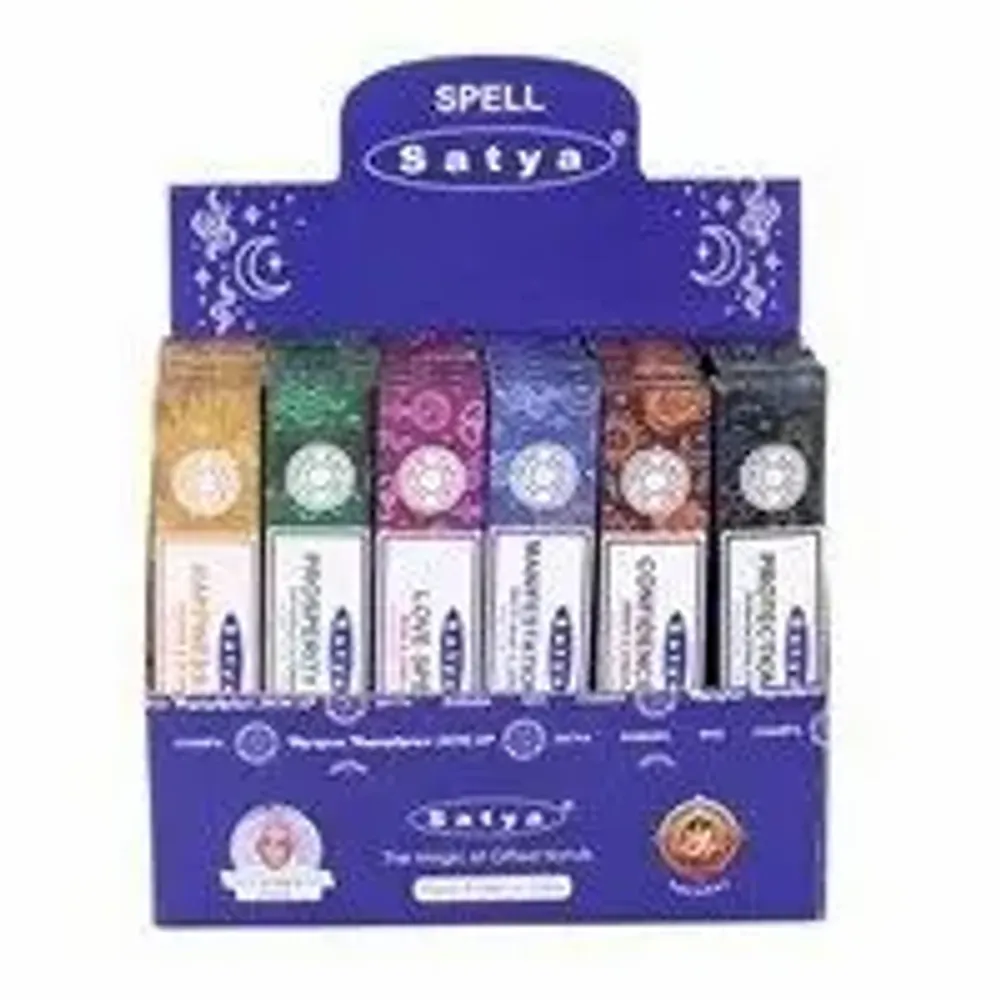 Objets de décoration - Lot de 36 paquets de bâtonnets d’encens rituels Satya - SOMETHING DIFFERENT WHOLESALE EUROPE BV