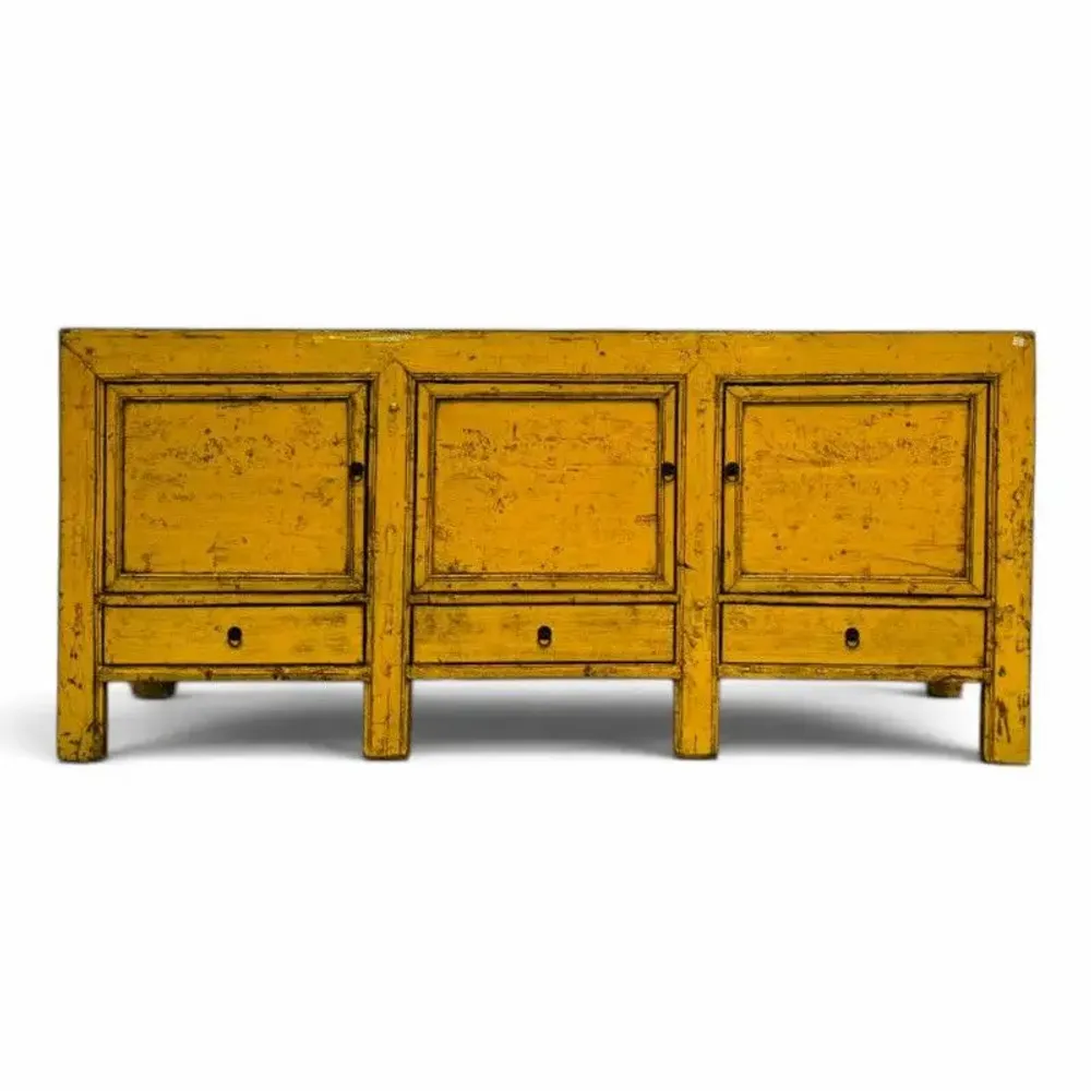 Sideboards - Old and unique lacquered sideboard - PAGODA INTERNATIONAL