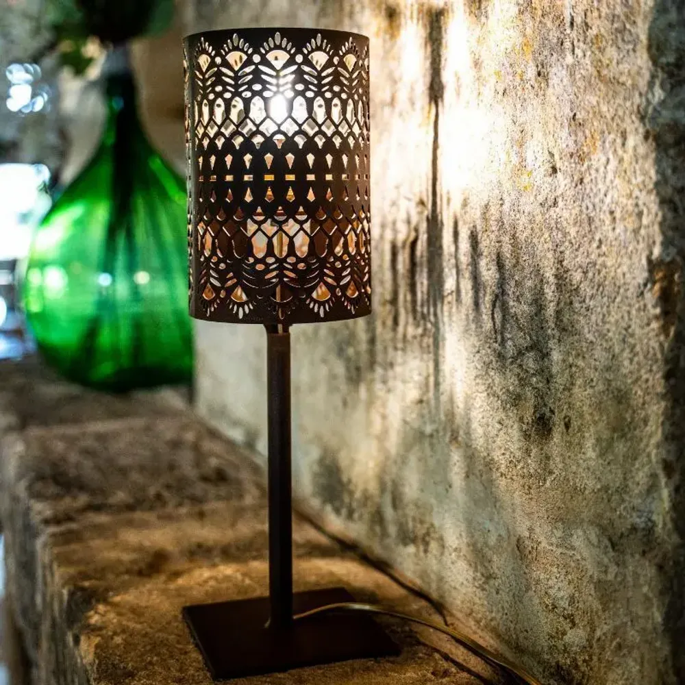 Lampes à poser - Lampe de table Carla - PUGLIA CORTEN LOVE