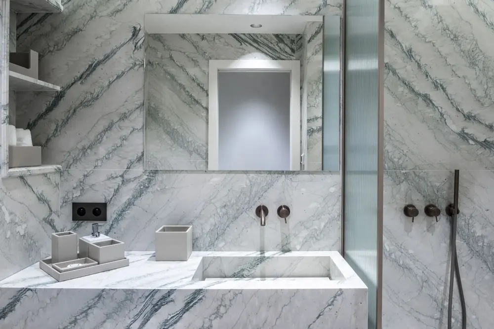 Revêtements sols intérieurs - Projets sur mesure avec les pierres naturelles - PISTORE MARMI
