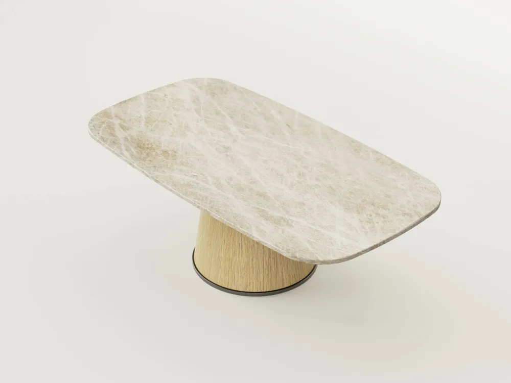 Autres tables  - Smart Table - table de salon en marbre électroniquement réglable en hauteur - PISTORE MARMI