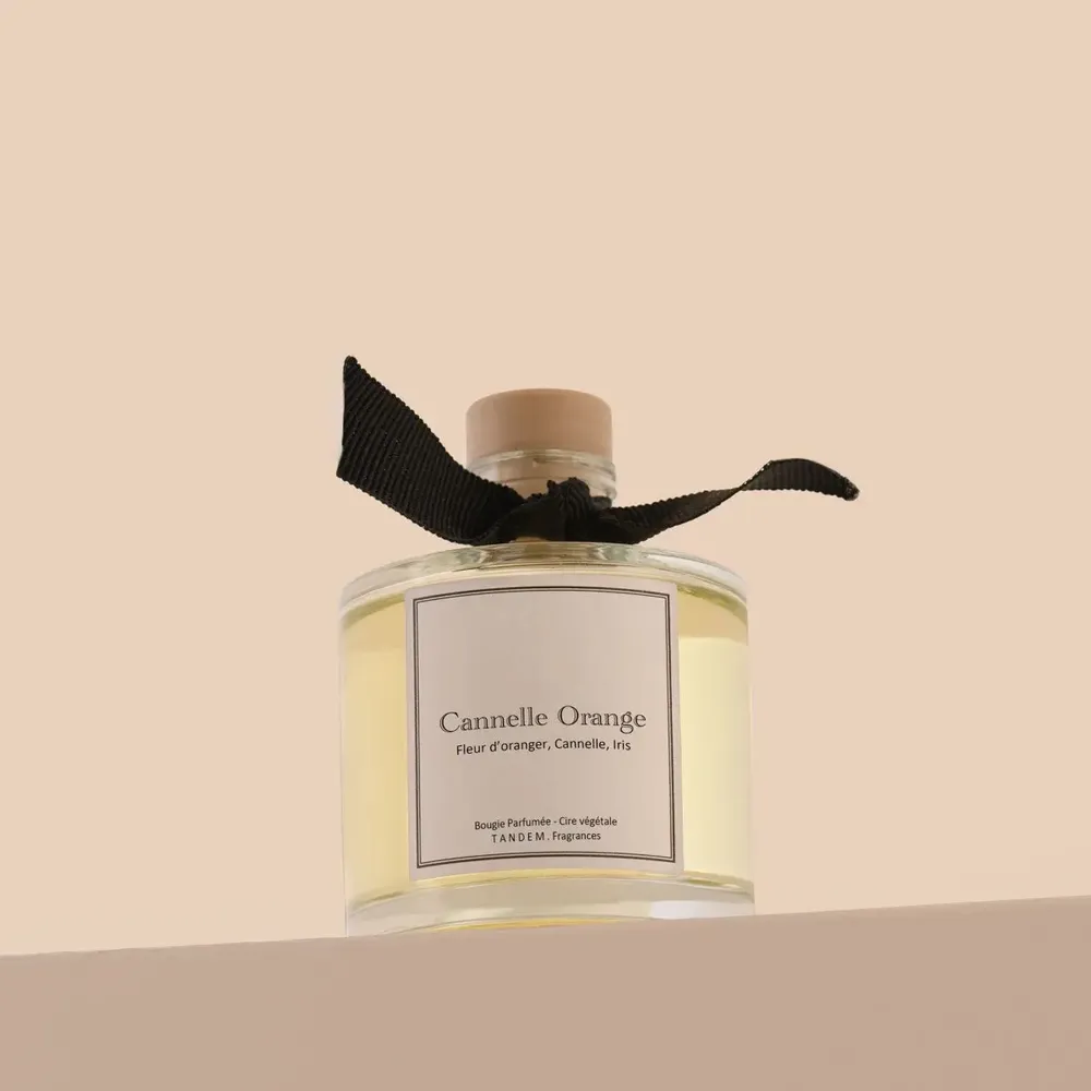 Home fragrances - Orange Cinnamon stick diffuser 100ml - TANDEM FRAGRANCES