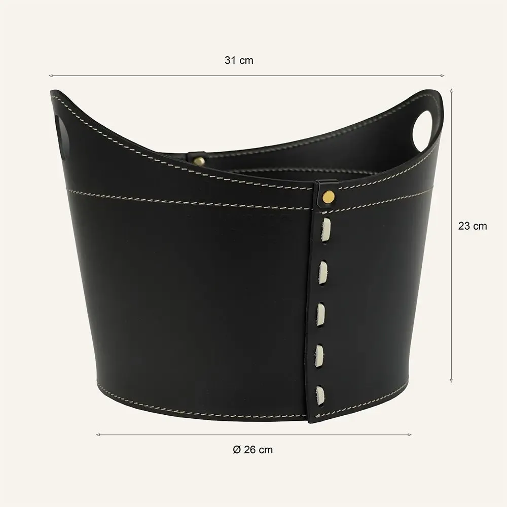 Vases - Petit panier rangement cuir ARAMIS - LIMAC DESIGN