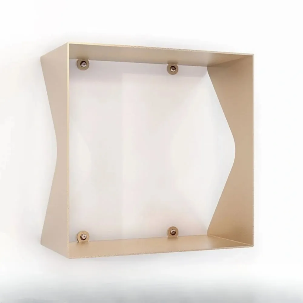 Decorative objects - AGATE cubic steel wall shelf - DECO-GEM