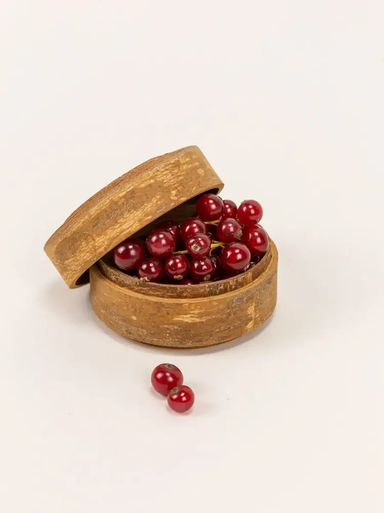 Tea and coffee accessories - Small round box in natural cinnamon - L INDOCHINEUR X RIVÊT