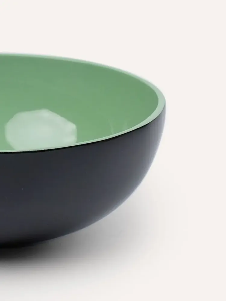 Bowls - Coconut bowl in jade and black lacquer - L INDOCHINEUR X RIVÊT