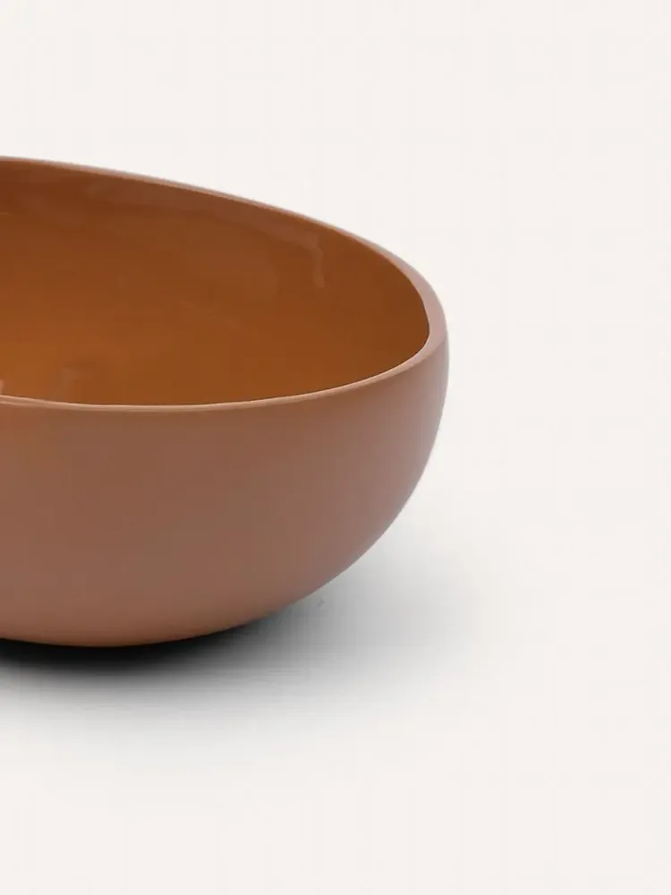 Bowls - Coconut bowl in Tobacco lacquer - L INDOCHINEUR X RIVÊT
