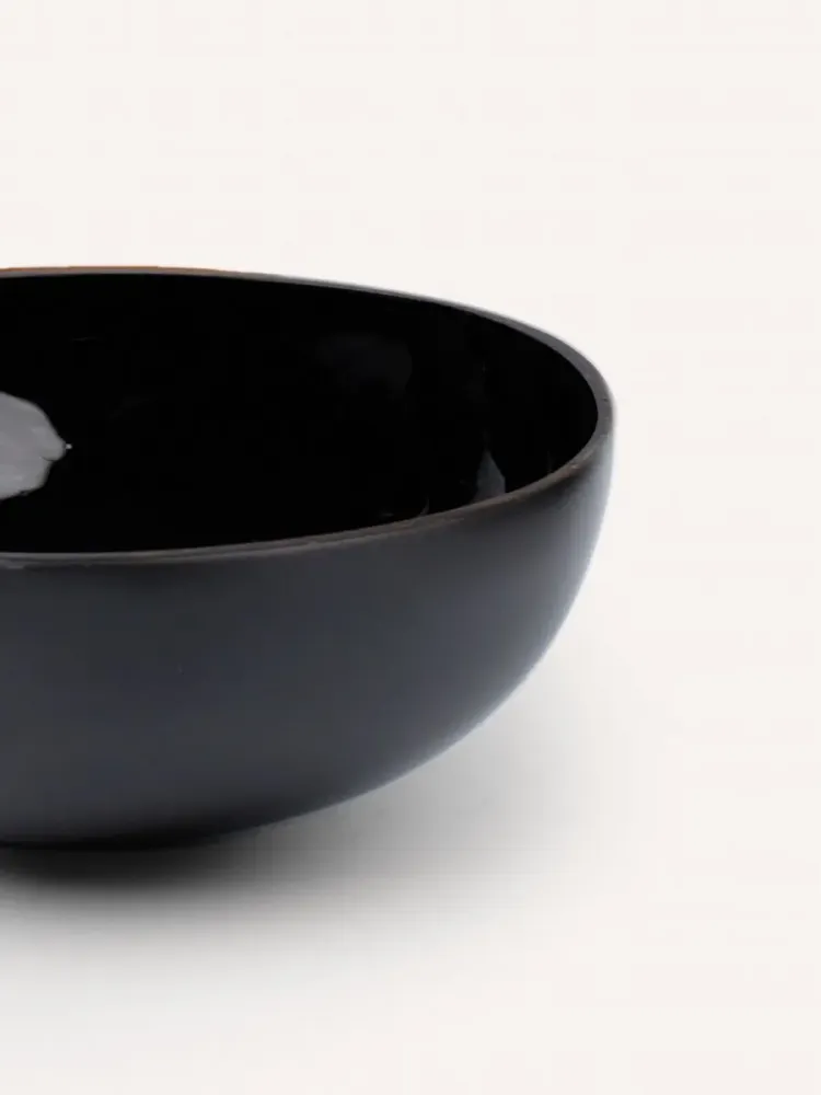 Bowls - Coconut bowl in Black lacquer - L INDOCHINEUR X RIVÊT