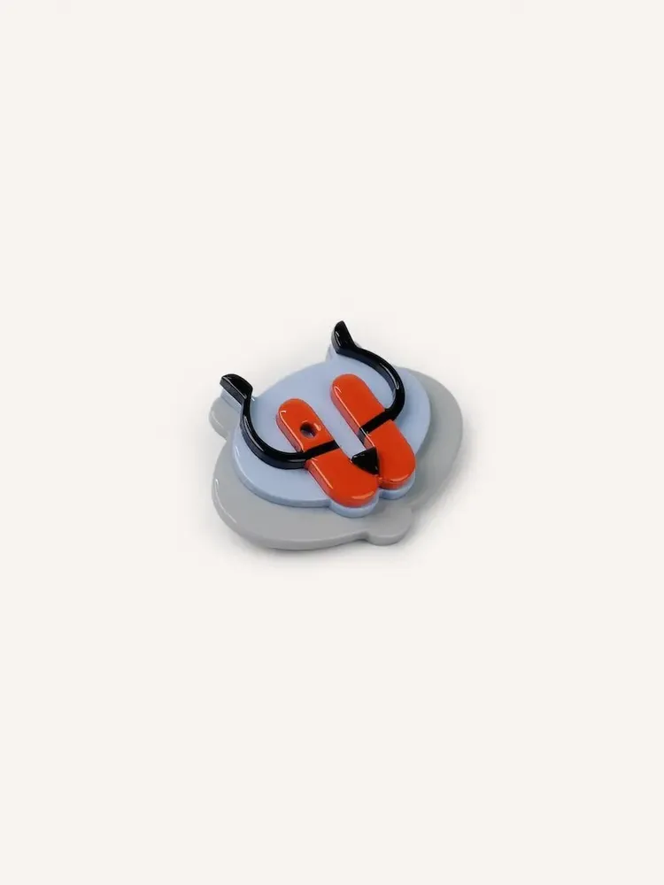 Brooches - Lacquered horn Tiger brooch - L INDOCHINEUR X RIVÊT