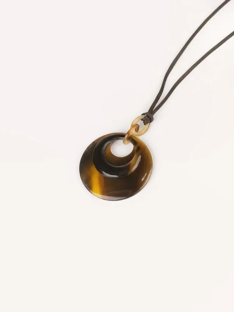 Jewelry - Double ring pendant in hoof - L INDOCHINEUR X RIVÊT