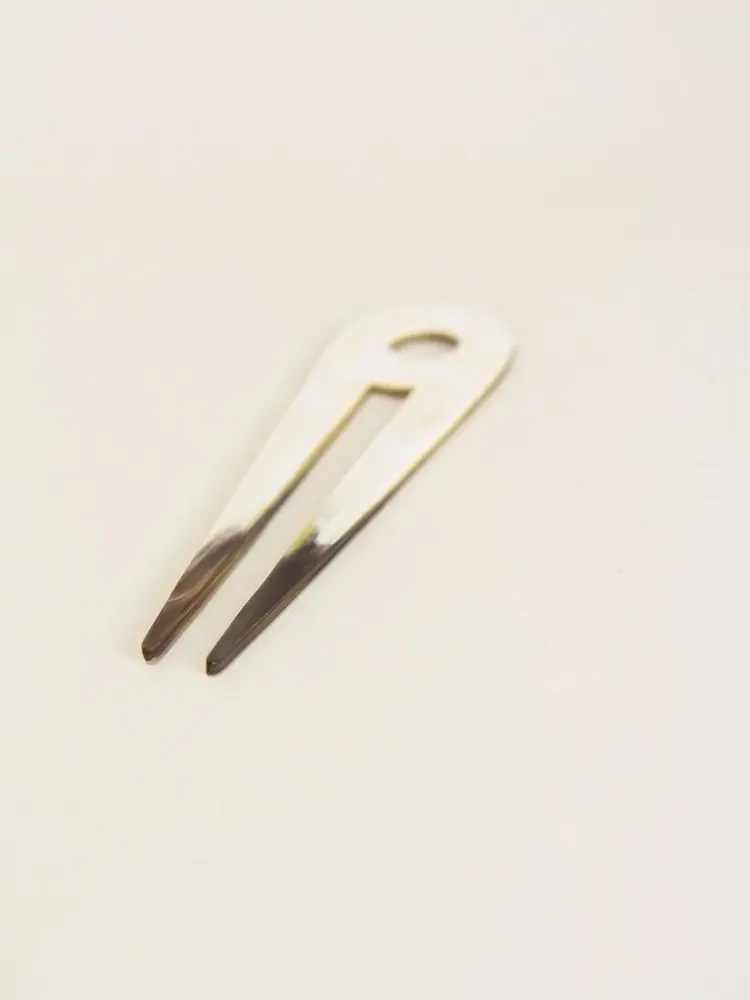 Hair accessories - Double hairpin in African zebu blond horn - L INDOCHINEUR X RIVÊT