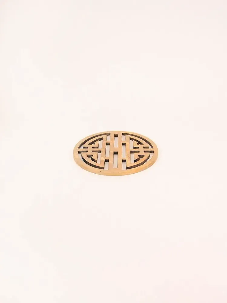 Dessous de plat - Dessous de plat symbole longévité en pierre naturelle - L INDOCHINEUR X RIVÊT