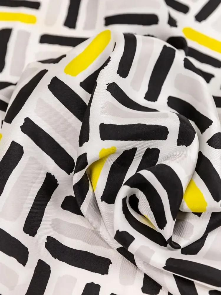 Scarves - Square silk scarf 90x90 hand-rolled sewing - L INDOCHINEUR X RIVÊT