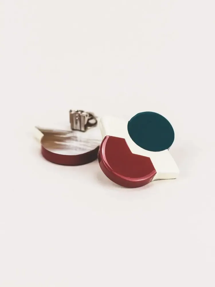 Jewelry - Cnossos clip-on earrings - Clips - Pattern - L INDOCHINEUR X RIVÊT