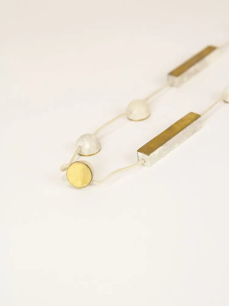 Jewelry - Long stone & brass necklace - L INDOCHINEUR X RIVÊT