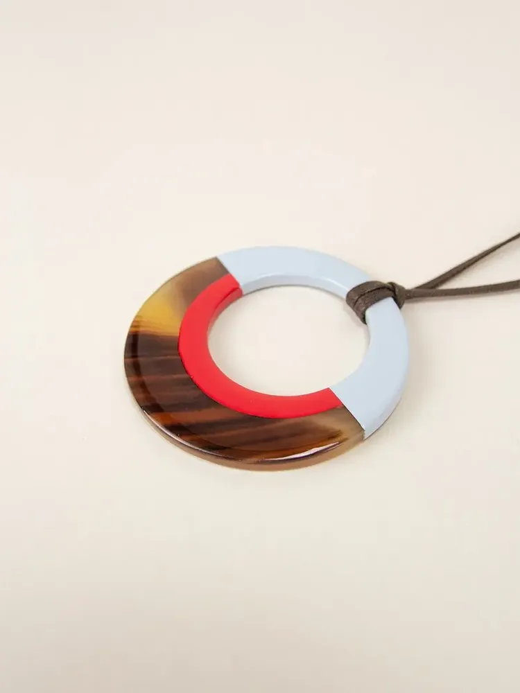 Jewelry - Pendant Sinh Nhat 1 in hoof with two-tone lacquer - L INDOCHINEUR X RIVÊT