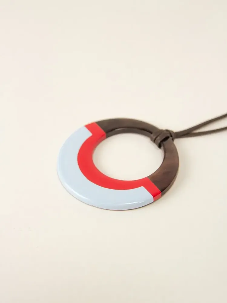 Jewelry - Pendant Sinh Nhat 2 in hoof with two-tone lacquer - L INDOCHINEUR X RIVÊT