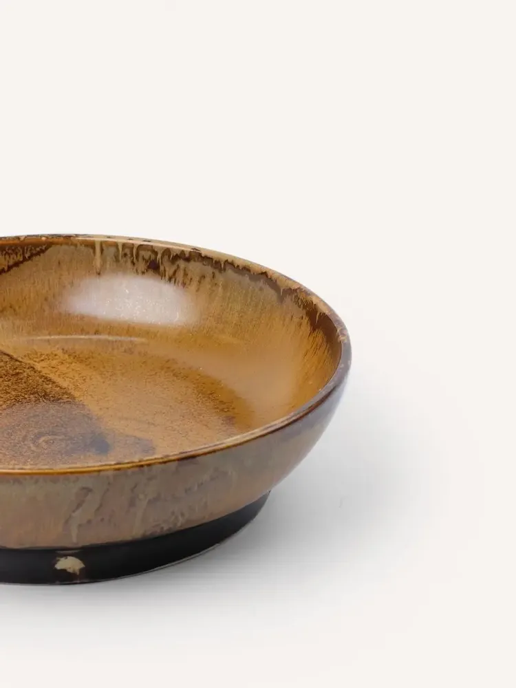 Plats et saladiers - Assiette ronde - 23 cm, émail Ket Tinh (vendu par 4) - L INDOCHINEUR X RIVÊT