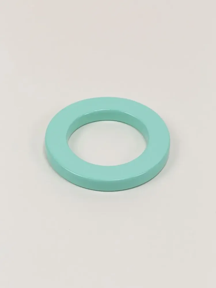 Bracelets - Bracelet rond bord droit bois laqué taille XS violette taille S - Vert - L INDOCHINEUR X RIVÊT