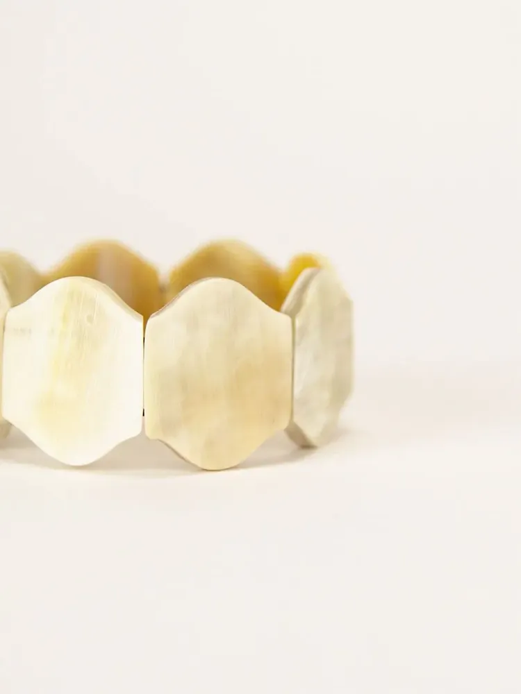 Bracelets - Bracelet élastique motif Vagues 8 mailles - L INDOCHINEUR X RIVÊT