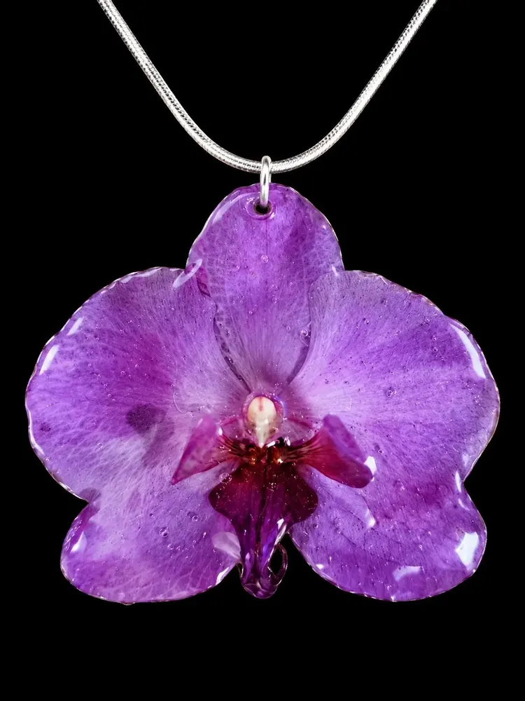 Jewelry - Royal Purple Orchid - V UNIQUENESS FINE GREEK JEWELRY