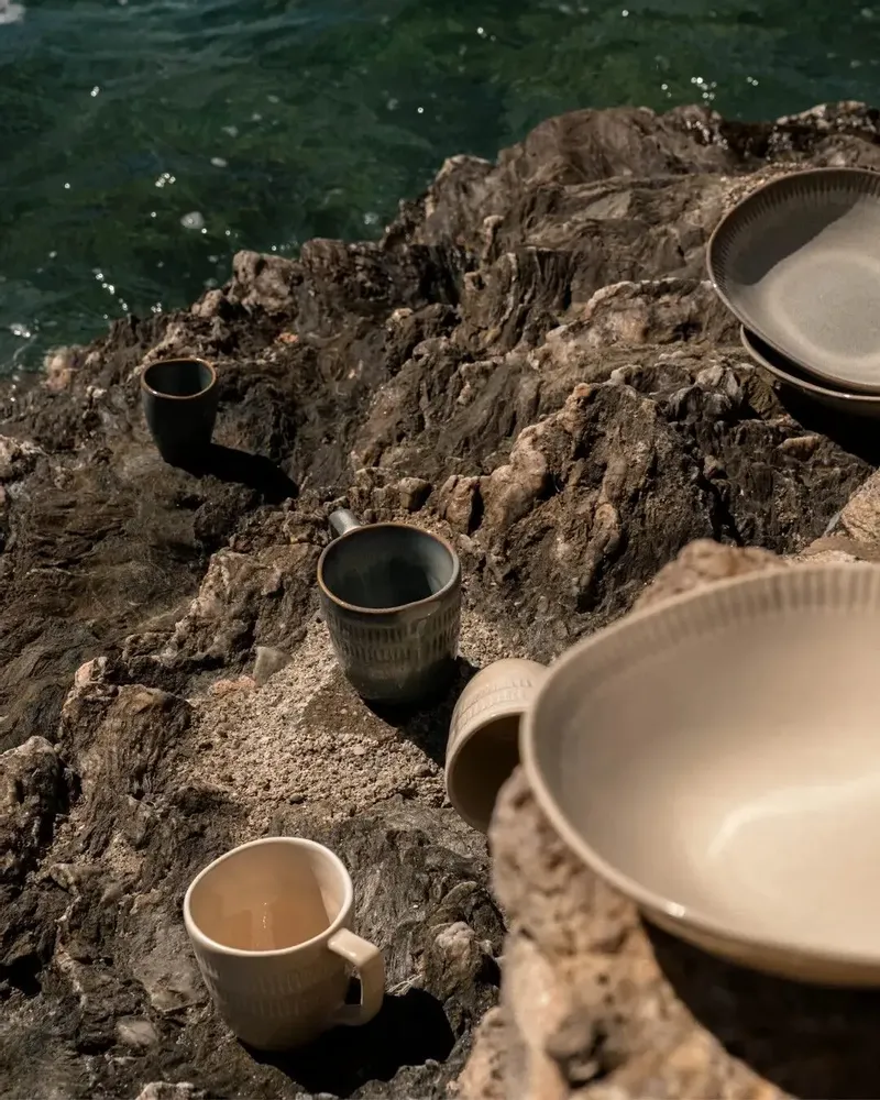 Tasses et mugs - GAUDINA - Grand Mug en Grès – Iode - MASAME
