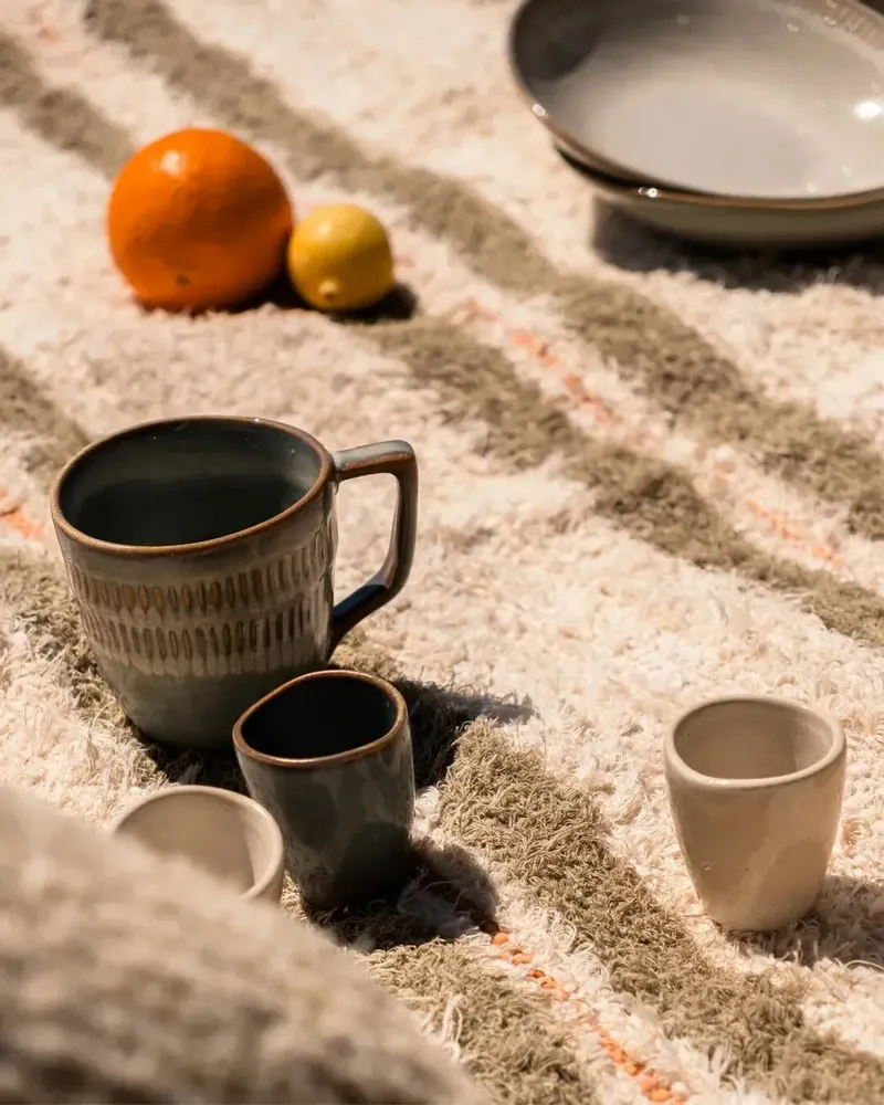 Tasses et mugs - GAUDINA - Grand Mug en Grès – Iode - MASAME