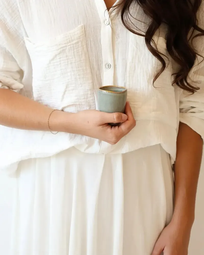 Tasses et mugs - GAUDINA - Tasse Espresso en Grès – Iode - MASAME