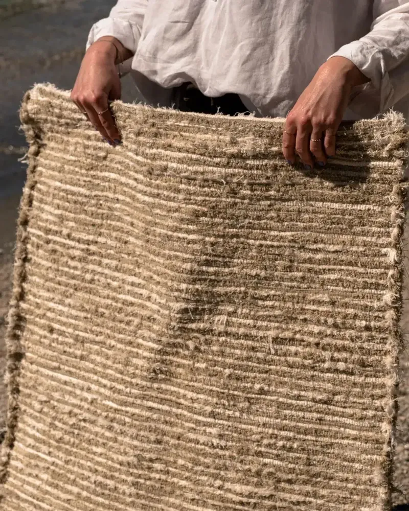 Tapis - TARIFA - Tapis 100% coton Chanvre – 70×200 - MASAME