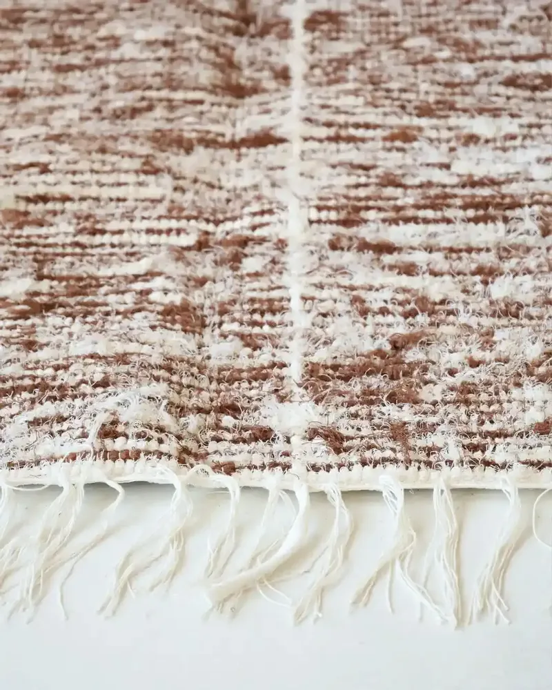 Tapis - TARIFA - Tapis 100% coton Sienne – 60×100 - MASAME