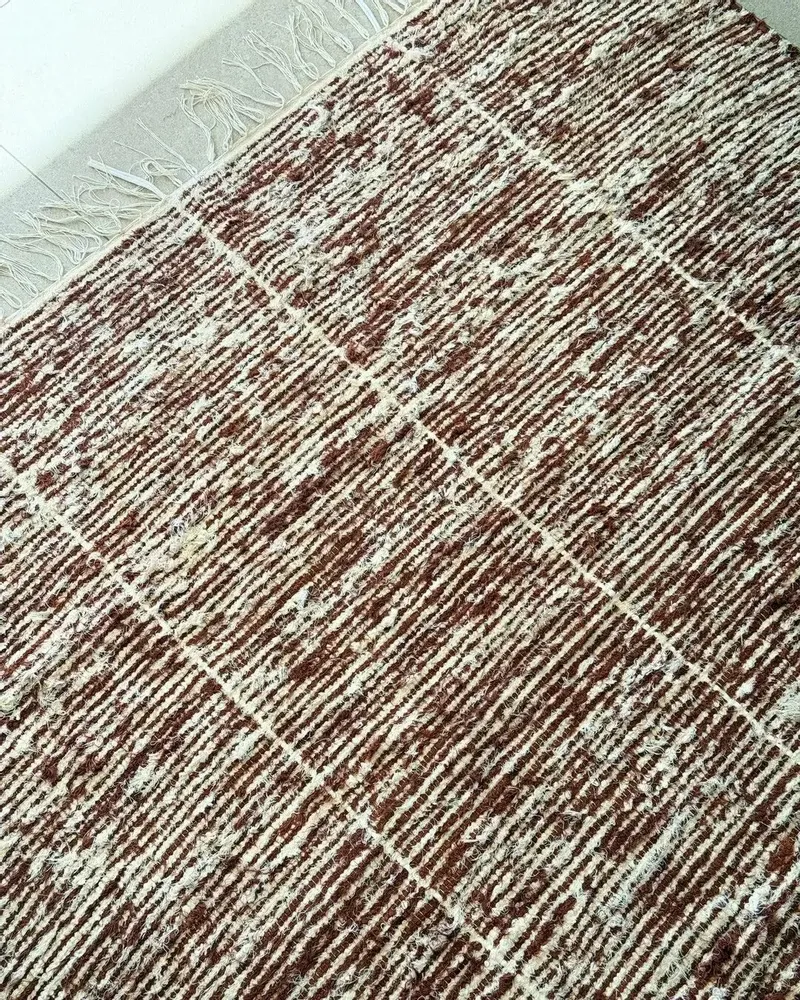 Tapis - TARIFA - Tapis 100% coton Sienne – 60×100 - MASAME