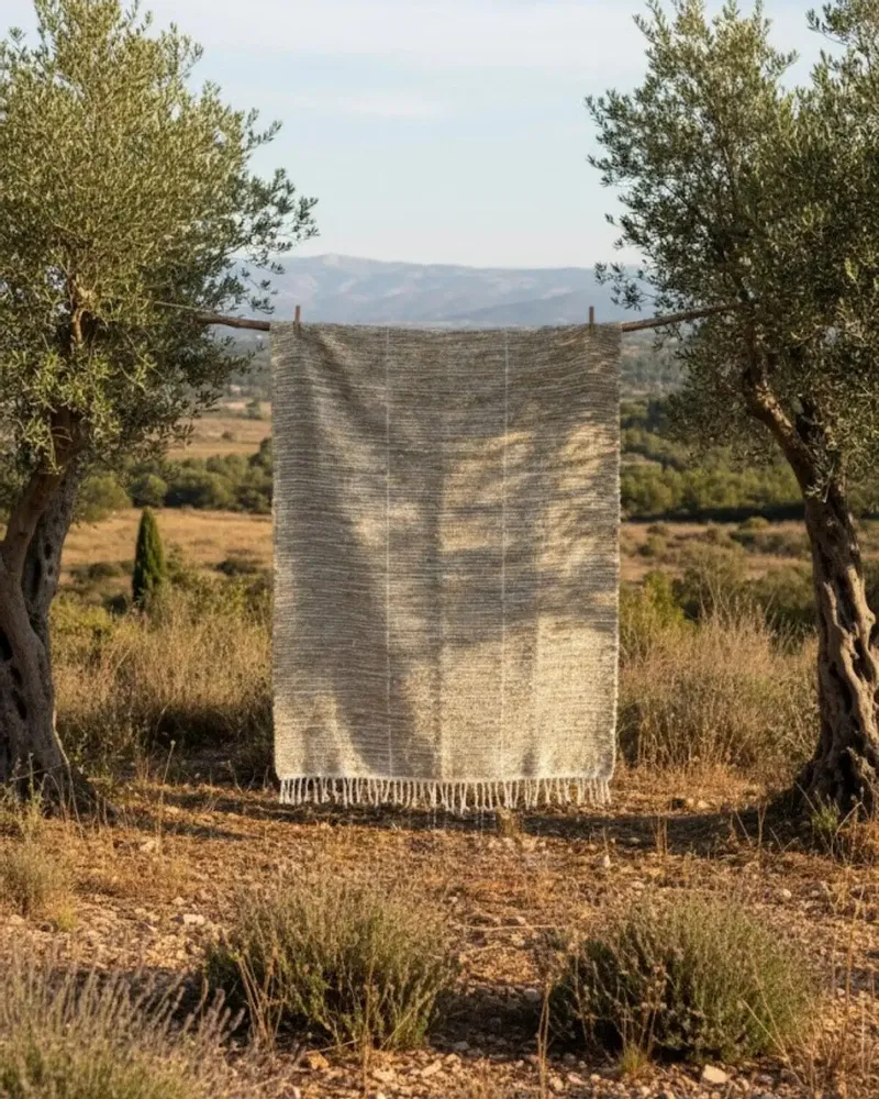Rugs - TARIFA - 100% cotton rug Chanvre – 60×100 - MASAME