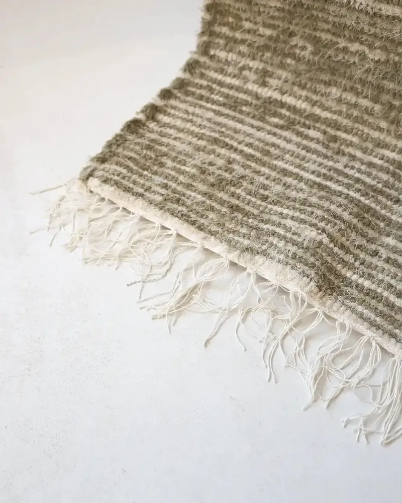 Rugs - TARIFA - 100% cotton rug Chanvre – 60×100 - MASAME