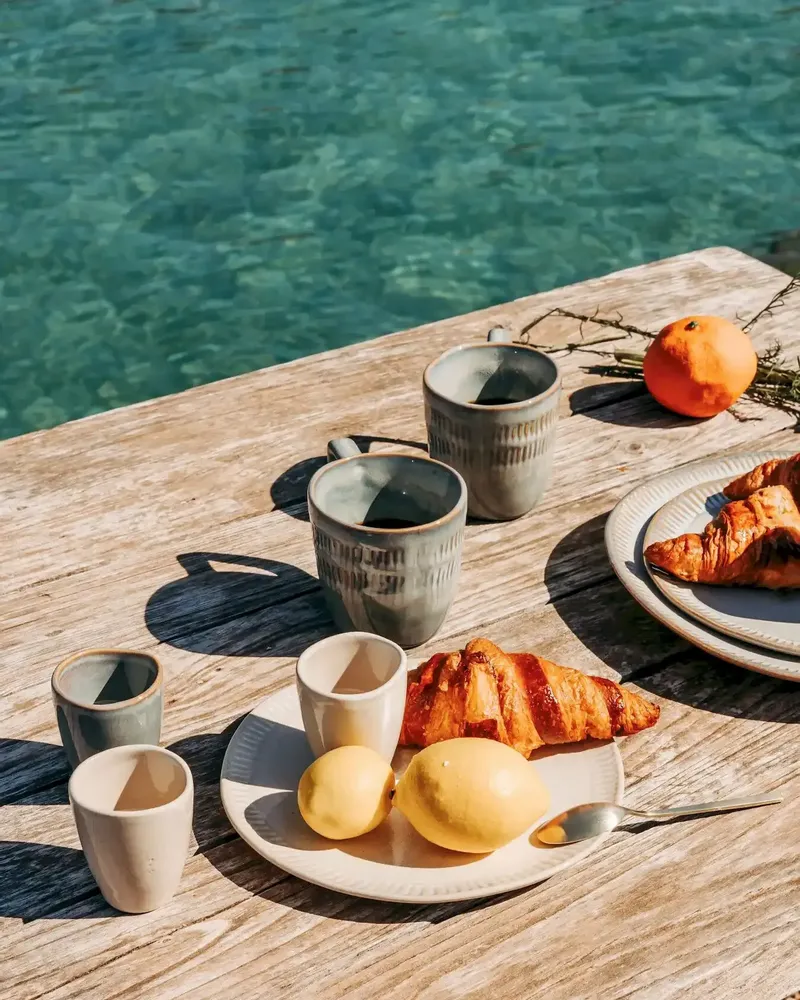 Assiettes au quotidien - GAUDINA - Assiette Dessert en Grès – Dune - MASAME