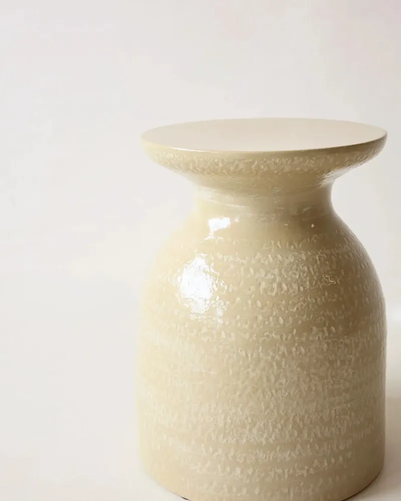 Night tables - CALLA - Ceramic side table – Lin - MASAME