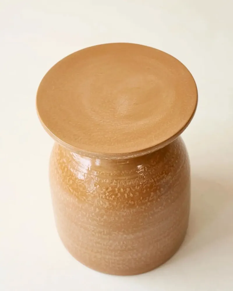 Night tables - CALLA - Ceramic side table – Ambre - MASAME