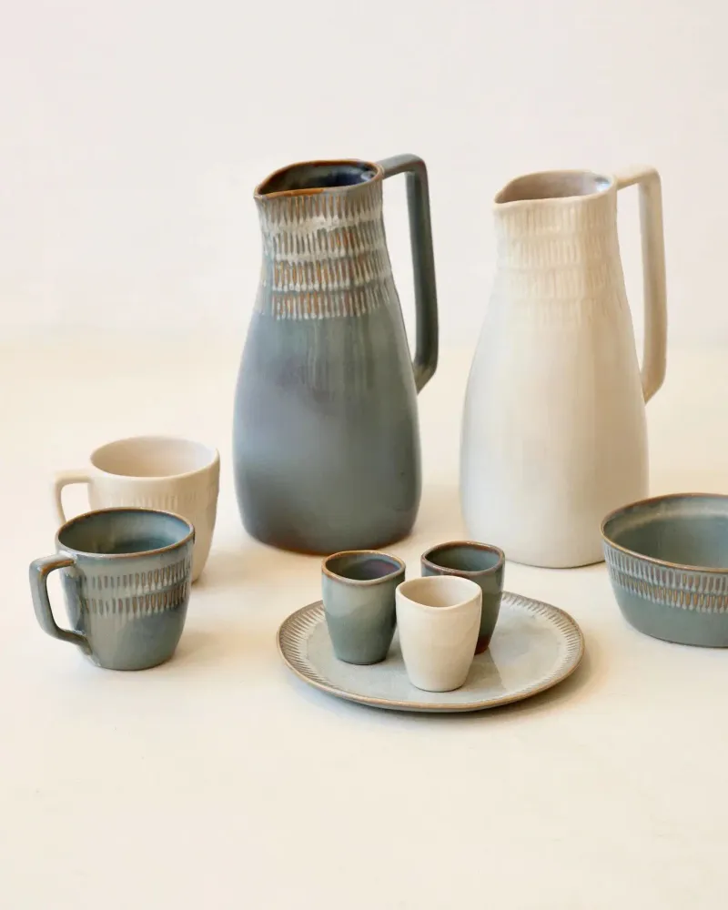 Carafes - GAUDINA - Carafe en Grès 2,5L – Dune - MASAME