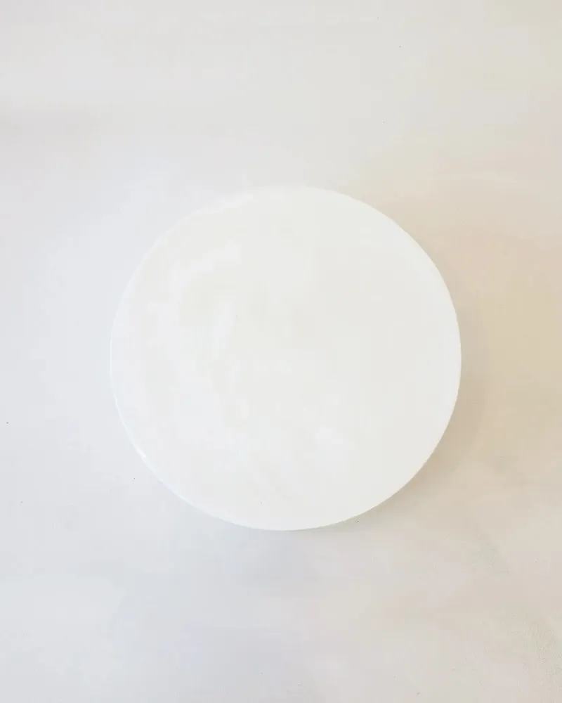 Coffee tables - ENDOUME - Round ceramic coffee table – M - Ø60 H18 cm – Calcaire - MASAME
